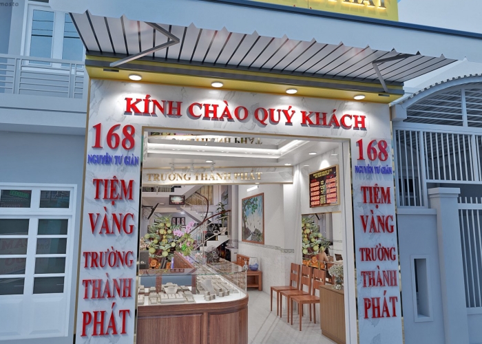 Thiết kế tiệm vàng Trường Thành Phát, Gò Vấp